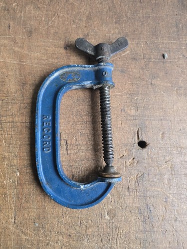 Record clamp wing nut - 4",