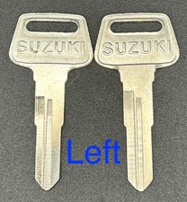 2 Key Blank Suzuki DR100 DR125