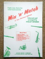 Mix 'n' Match - Philip Sparke: 8 Easy Christmas Duets for Wind (Book 3) 1988