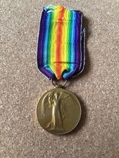 WW1 Victory Medal 22-Northumberland Fusiliers Pte J Marsden 3rdTyneside Scottish
