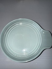 Le Creuset Signature  Round Stoneware Spoon Rest, Sea Salt (Grade B)