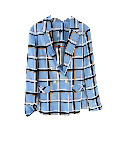 Topshop blue checked - topshop,