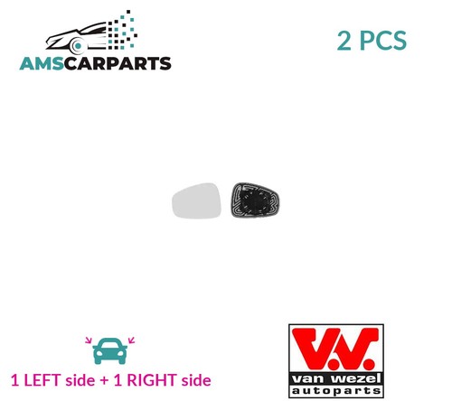 Rear view mirror glass - rear,