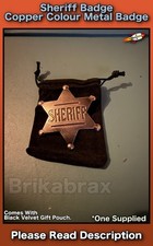 Sheriff Badge Copper Colour