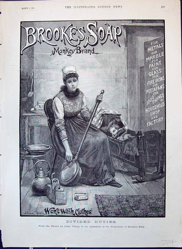 Old print brooke monkey - brooke's,