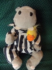 Silent Night - Hippo & Duck Soft Toy / Plush Teddy - Approx 9" Tall B56