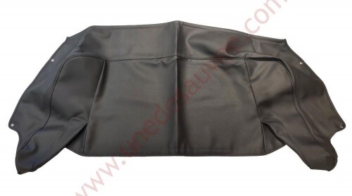 Black simili leather - black, hood