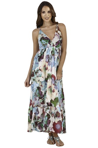Pistachio dress cotton - dress, cross
