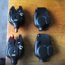 Fox M+ Bite Alarm Red ? With Hard case VGC Carp Fishing ?? x2