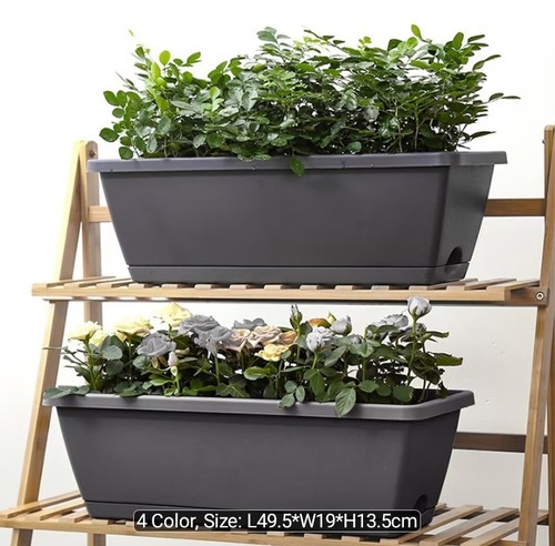 Set plastic trough plant - set,
