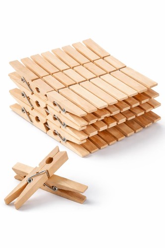 Pack wooden clothespins - pack,