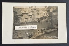 The Mill Pond, Swanage Dorset. Antique Photographic Postcard