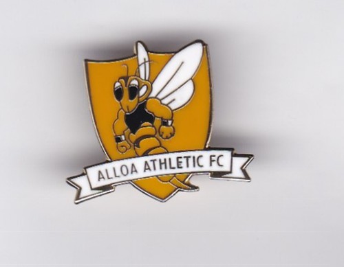 Alloa athletic lapel badge - alloa,