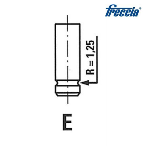 Intake valve freccia r6593 - intake,