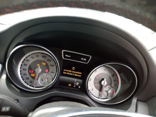 Mercedes cla speedometer - mercedes,