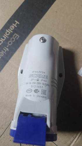 Scame 513 3253 pin 16a - pin,