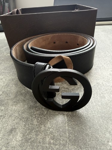 Authentic gucci navy leather - authentic,