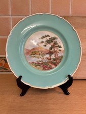 Royal Doulton Hand Painted Plate - Highland Cows - Signed J R Docherty 1951