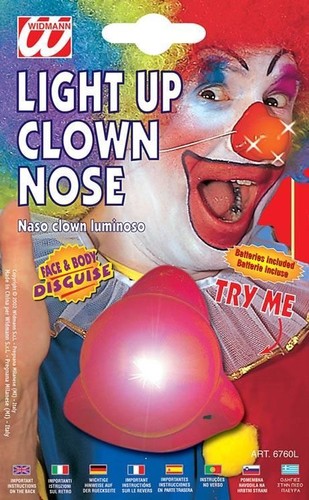 Clown nose light - light, up
