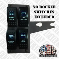 Lighted rocker switch - panel, 4