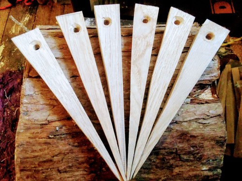 English oak hardwood purse - oak,