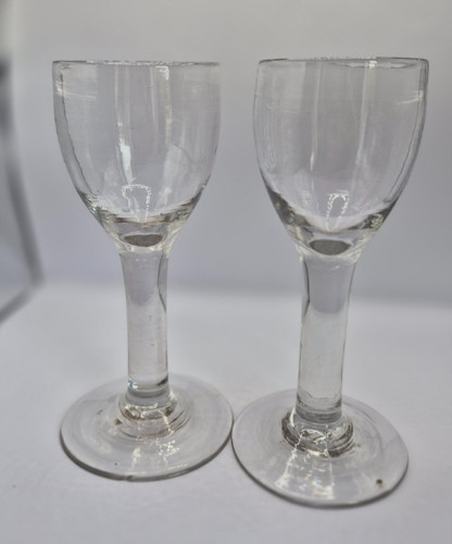 Georgian plain stem - plain, wine
