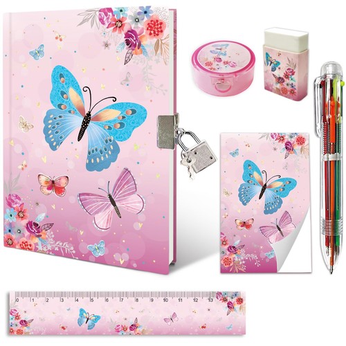 Secret diary with lock - with, 6pc