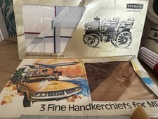 Men’s Mixed Bundle Medium Patterned Handkerchief 9 in total inc gents lawn 