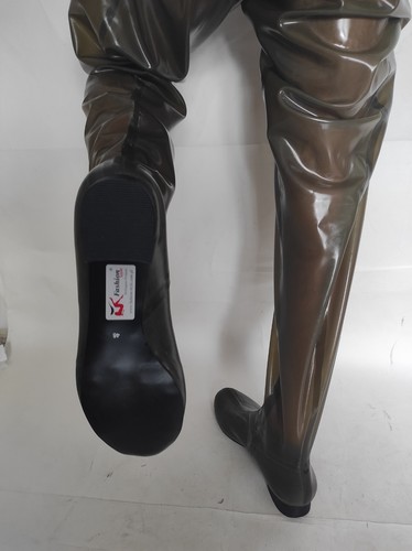 Latex rubber boot trousers - rubber,