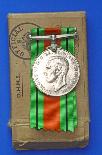 Ww2 george defence medal - george,