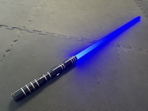 Jedi blue stunt - jedi, lightsaber