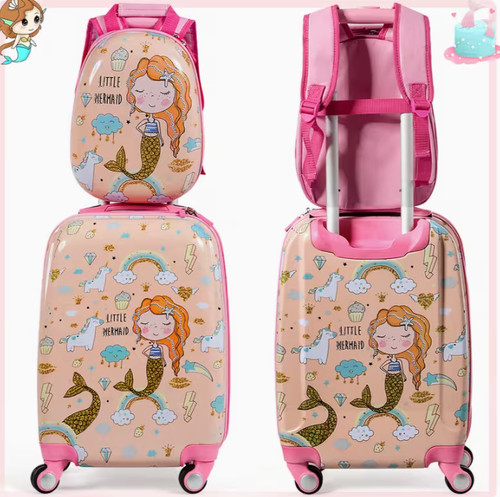 2pcs kids luggage set 12in - kids,