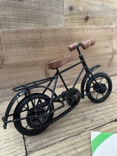 Mini Metal Bicycle Model Black