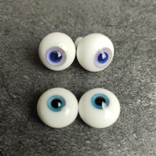 14mm glass doll - , eyes