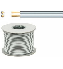 2 Core 24 Strand 0.2mm White & Black Loud Speaker Cable Wire Price Per Metre