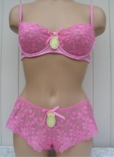 34B BRA SIZE 12 PINK SHEER