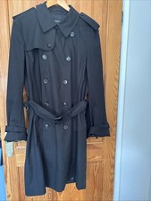 Jaeger Black Coat 3/4 Long