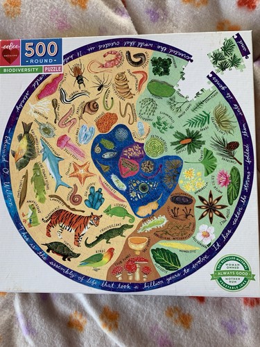 Round puzzle 500 - round, animals