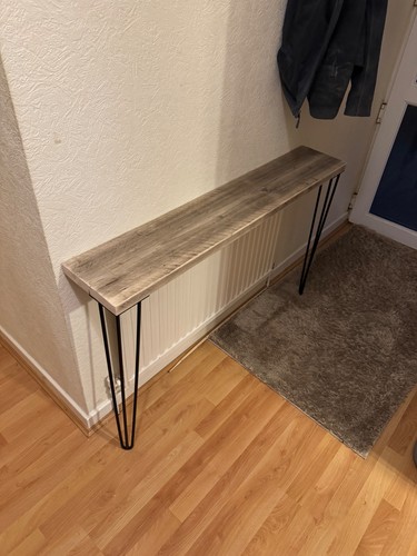 Console table slimline black - console,