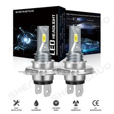 For VW Lupo 6X1 6E1 - 2X White Xenon HID High/Low Beam LED Headlight Bulb Set