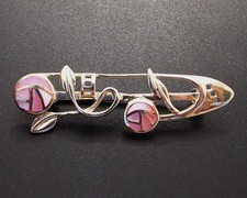 Sterling silver brooch