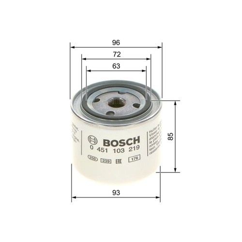 Engine oil filter fits - oil,