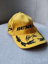 Authentic Dunlop Tyres Signed Motorcycle Motorsport Baseball Cap New