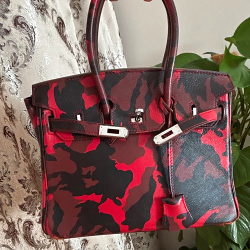 Hermès birkin red black - hermÈs, red/black
