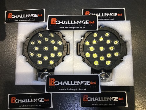 Pair black led 102 watt - pair, mega
