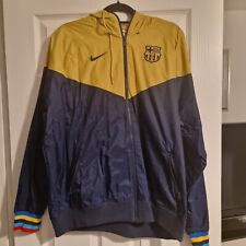 FC Barcelona Hooded Jacket - Gold