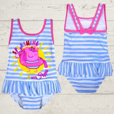 Girls Peppa Pig Stripe Frill