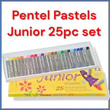 Oil Pastels by Pentel Pastels  Pack of 25 junior oil pastels  vivid colours