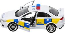 Mitsubishi Lancer Evolution X Evo Police Car Die Cast Model Car 1:34 Scale Toy