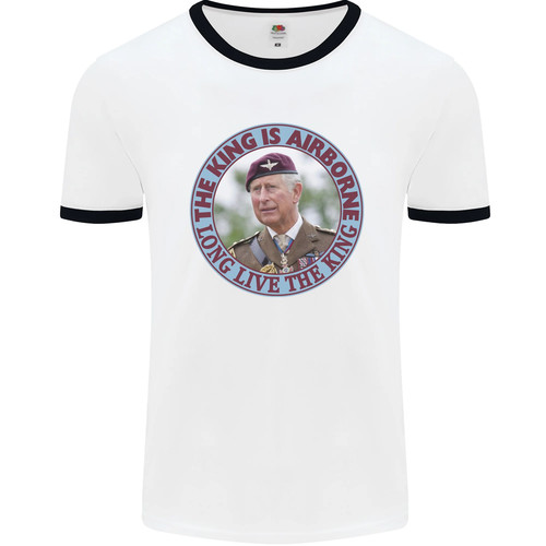 King airborne mens ringer - airborne,